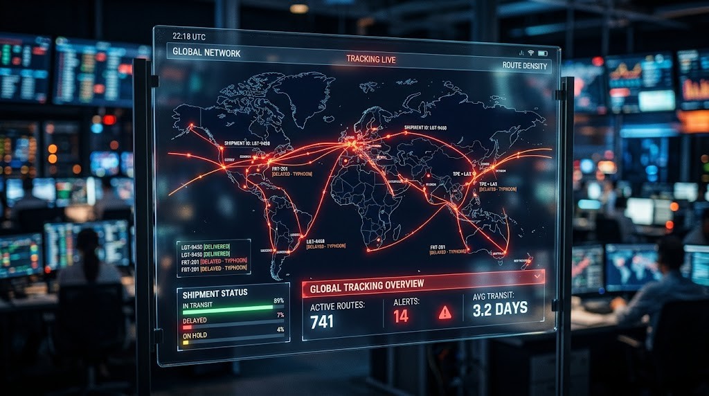 Live Logistics Mapping